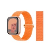 Ремешок для Apple Watch 38-40mm, нейлоновый на липучке, морковный