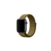 Ремешок для Apple Watch 42-44mm, нейлоновый на липучке, хаки