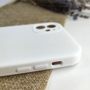 Чехол-накладка для iPhone 12 Pro Max Silicone Case (без лого) №09, белый