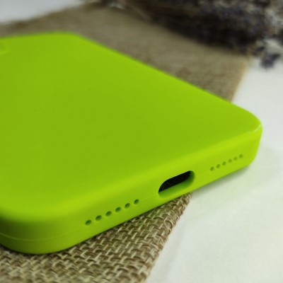 Чехол-накладка для iPhone 12 Mini Silicone Case (без лого) №31, зеленый