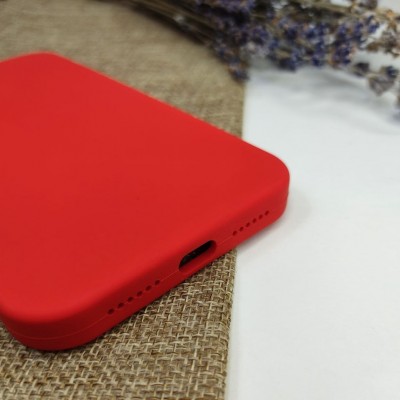 Чехол-накладка для iPhone 11 Pro Silicone Case (без лого) №14, красный