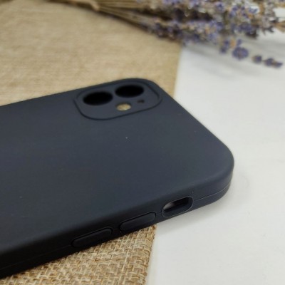 Чехол-накладка для iPhone 12 Pro Max Silicone Case (без лого) №15, серый