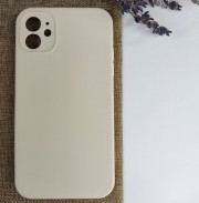 Чехол-накладка для iPhone 12 Mini Silicone Case (без лого) №11, античный белый