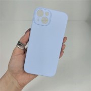 Чехол-накладка для iPhone 13 Mini Silicone Case (без лого) №05, сиреневый