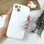 Чехол-накладка для iPhone 13 Pro Silicone Case (без лого) №09, белый