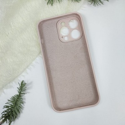 Чехол-накладка для iPhone 13 Mini Silicone Case (без лого) №19, песочно-розовый