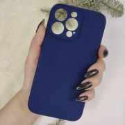 Чехол-накладка для iPhone 13 Pro Silicone Case (без лого) №20, синий кобальт