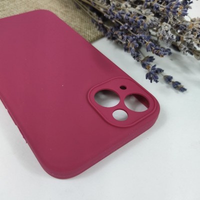 Чехол-накладка для iPhone 13 Pro Silicone Case (без лого) №36, красная роза