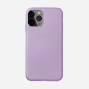 Чехол-накладка для iPhone 13 Pro, силиконовый Breaking Soft Touch с микрофиброй, фиолетовы