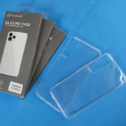 Чехол-накладка силиконовая для Samsung S22 Plus Breaking, прозрачный