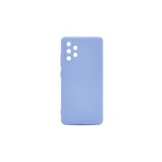 Чехол-накладка для Samsung A32, силиконовый Breaking Soft Touch с микрофиброй, фиолетовый
