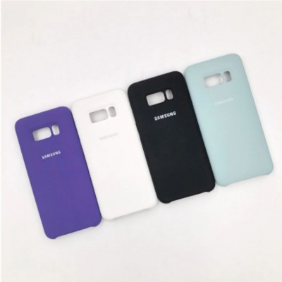 Чехол-накладка для Samsung S8 Plus (G955) серия "Оригинал", Soft Touch, черный