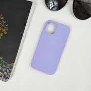 Чехол-накладка для iPhone 12 Pro Max Silicone Case (без лого) №41 (откр.низ и камера), аметист