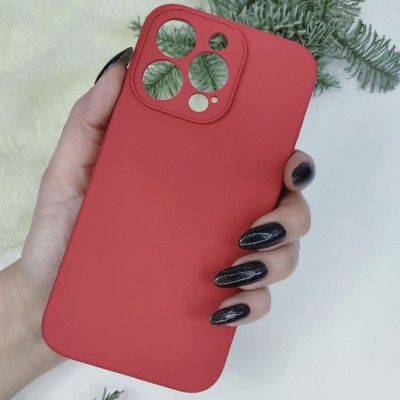 Чехол-накладка для iPhone 13 Mini Silicone Case (без лого) №33, китайский красный