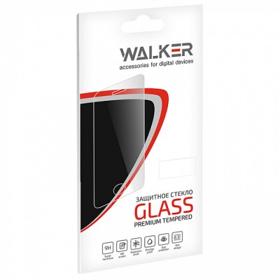 Защитное стекло на iPhone 12/12 Pro (6.1"), Walker, 5D/11D, на всю поверхность, черный
