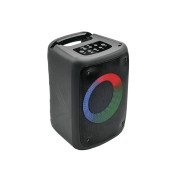 Perfeo Bluetooth-колонка "DISCO RING" 4" LED, FM, MP3 USB/microSD, AUX, TWS, MIC, 10Вт, черный