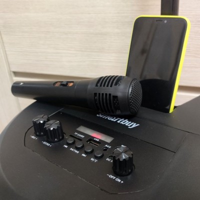 Акустическая система SmartBuy DRUM 2, 15Вт, LED, Bluetooth, MP3, FM-радио, микрофон (арт.SBS-5140)