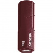 USB 8GB SmartBuy CLUE Burgundy (SB8GBCLU-BG), бордовый