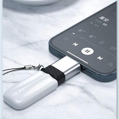 Адаптер XO-NB186, USB/Lighting, серебряный