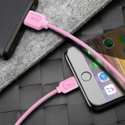 XO NB036 кабель для iPhone 5/6, длина 1 м, розовый