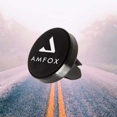 Автодержатель AMFOX ACX-11 магнитный на воздуховод, черный