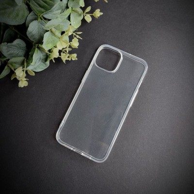 Чехол-накладка силиконовая для iPhone 14 Plus (6.7") Breaking, прозрачный
