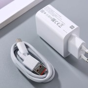 СЗУ Xiaomi 27W, 3.0A, + кабель USB -Type-C, белый
