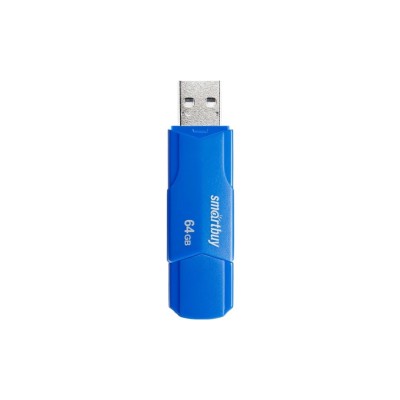 USB 64GB SmartBuy CLUE Blue (SB64GBCLU-BU), синий