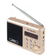 Perfeo мини-аудио Sound Ranger, УКВ+FM, MP3 (USB/TF), USB-audio, BL-5C 1000mAh, шамп.золот (SV922AU)