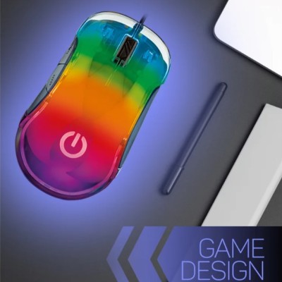 Perfeo мышь оптич. "CHAMELEON", 8 кн, USB, GAME DESIGN, 6 цв. RGB подсветка, 1000-12800 DPI