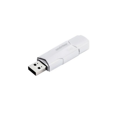 USB 8GB SmartBuy CLUE White (SB8GBCLU-W), белый