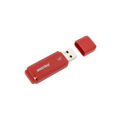 USB 16GB SmartBuy CLUE Red (SB16GBCLU-R), красный