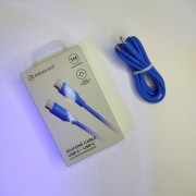 Breaking Кабель USB-C - USB-C Silicone, 2.4A, 1 метр (21652), синий