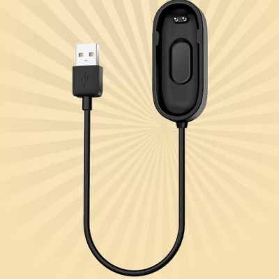 Кабель USB для фитнес-браслета Xiaomi MI Band 4, Walker, черный
