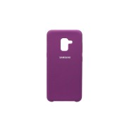 Чехол-накладка для Samsung A60 серия "Оригинал", Soft Touch, фиолетовый