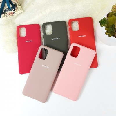 Чехол-накладка для Samsung Note 10 серия "Оригинал", Soft Touch, песочно-розовый
