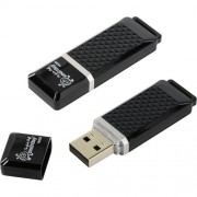 USB 16GB SmartBuy Quartz Series (SB16GBQZ-K), чёрный