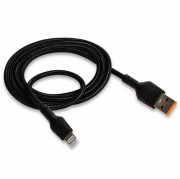 XO NB055 кабель для iPhone 5/6, 5A, быстрый заряд, черный