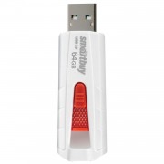 USB 64GB SmartBuy UFD 3.0 IRON White/Red (SB64GBIR-W3) бело-красный