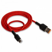 XO NB055 кабель Micro USB (5A) быстрый заряд, красный