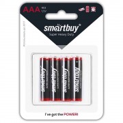 Батарейка алкалиновая Smartbuy LR03/4B (4 в комплекте - цена за 1шт ) (SBBA-3A04B)