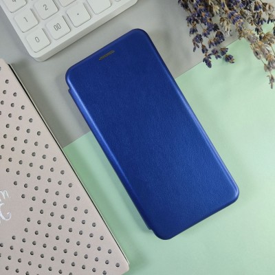 Чехол-книга для Samsung M31, Open Fashion, горизонтальный, синий