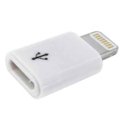 Адаптер WALKER IP (папа) - micro USB (мама) №1 пластиковый