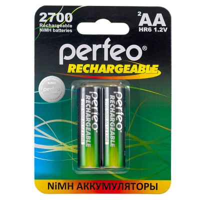 Perfeo AA2700mAh/2BL Аккумулятор (комплект 2 штуки - цена за 1 шт)
