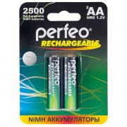 Perfeo AA2500mAh/2BL Аккумулятор (комплект 2 штуки - цена за 1 шт)