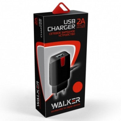 СЗУ Walker WH-22 для Micro USB 2A, черный