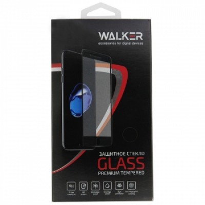 Защитное стекло на iPhone X/XS/11 Pro, 11D, на всю поверхность, Walker, черный