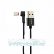 Hoco кабель для iPad/iPhone 5/6 U20/U20 L shape Magnetic, угловой магнитный, черный, длина 1.2 м.