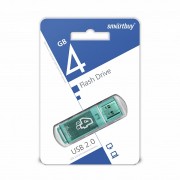 USB 4GB SmartBuy Glossy Series (SB4GBGS-G), зеленый