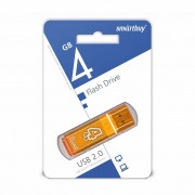 USB 4GB SmartBuy Glossy Series (SB4GBGS-Or), оранжевый